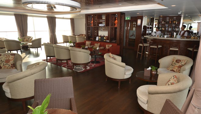 The hub of the Avalon Myanmar's public spaces is the comfortable indoor lounge, located on Deck 2.