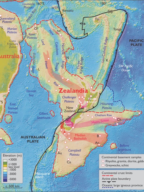 In February 2017, researchers determined Zealandia, a piece of land east of Australia, qualifies as a continent despite the fact that 94 percent of it is under water.