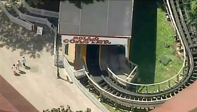 A child was airlifted to a Pittsburgh hospital after falling from a ride at SoakZone park in Ligonier, PA. It was not immediately clear which ride was involved.