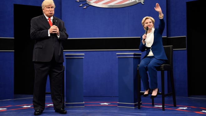 Presidential candidates? Not funny. Presidential candidates played by 'Saturday Night Live' cast members? Hilarious.