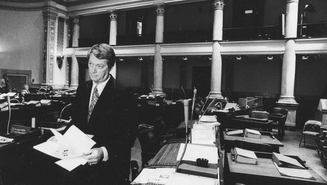 New member of the Kentucky Senate, Jim Bunning. Jan 13, 1980.