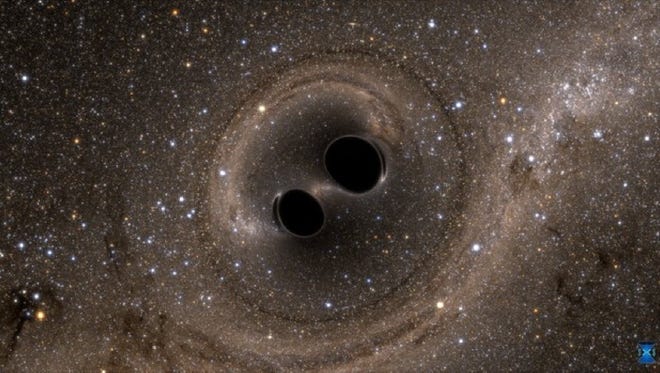 Fifty years of National Science Foundation investment led to the first detection of gravitational waves mid-February. The find confirms Albert Einstein's predictions about the strength of gravity, and it also gives us new information about black holes, two of which are pictured above in a computer simulation.