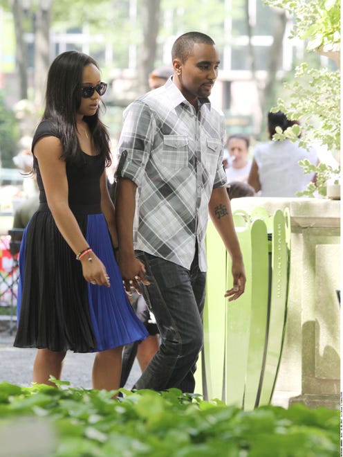 Bobbi Kristina Brown, died July 26, 2015, in hospice care. She was 22 years old.  A Georgia medical examiner said that her death was not natural, and was a result of immersion in water and a drug mixture.
Brown is seen in June 2012, shooting a reality show in New York, with boyfriend Nick Gordon.