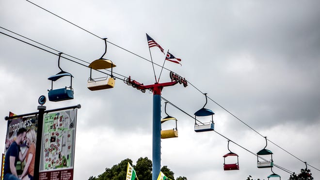 All rides have been shut down at the Ohio State Fair until they can be further inspected. A man was killed Wednesday night after being thrown from a ride. Seven others were injured. The cause is still under investigation.