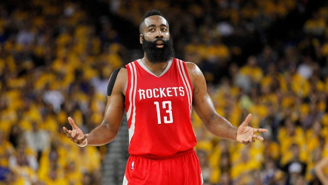 James Harden wasn't selected to any of the All-NBA teams this year.