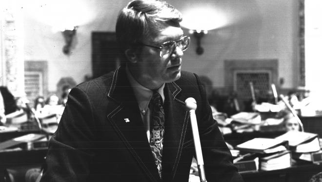 MARCH 1980: Sen. James Bunning, R-Fort Thomas, speaks on the Senate floor.
From the Enquirer archives