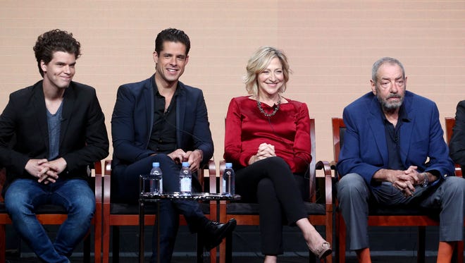 Actors Gus Halper, Miles Gaston Villanueva and Edie Falco, join executive producer/creator Dick Wolf to discuss NBC's  'Law & Order True Crime: The Menendez Murders.'