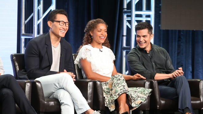 Executive producer Daniel Dae Kim, actors Antonia Thomas and Nicholas Gonzalez join the panel presenting ABC's 'The Good Doctor.'