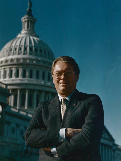 MARCH 1987: Congressman Jim Bunning in Washington.