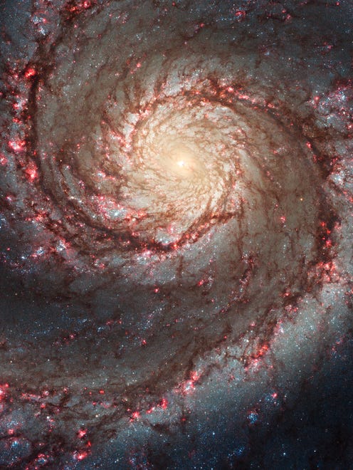 The Whirlpool Galaxy.