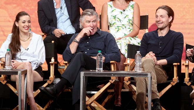 Actors Vivien Cardone, Treat Williams and Gregory Smith reunite for the panel commemorating the 15th anniversary of the start of 'Everwood.'