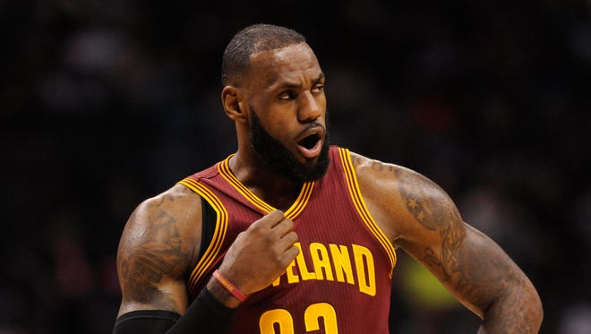 Cleveland Cavaliers forward LeBron James has been as good as ever from three-point range.