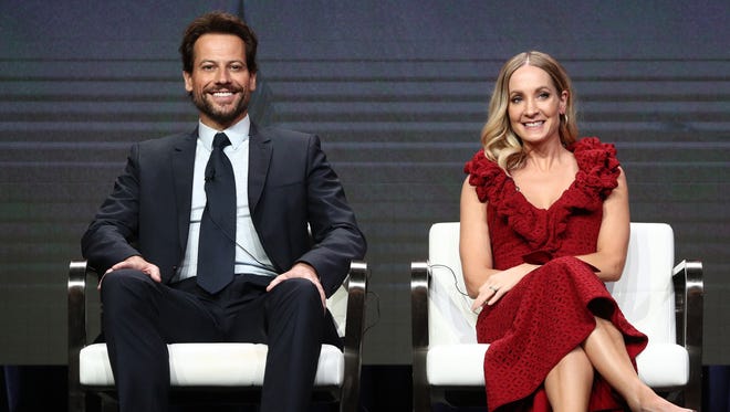 Ioan Gruffudd and Joanne Froggatt take the stage to discuss 'Liar' at the SundanceTV portion of the 2017 Summer Television Critics Association Press Tour.