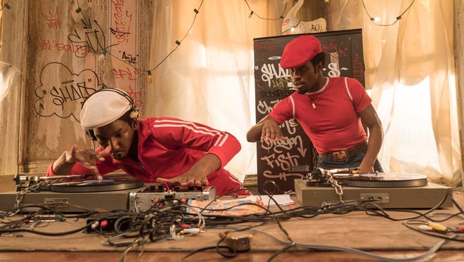 Want to show off your DJ skills? Channel Shaolin Fantastic. This idea isn't funny so much as an excuse to wear red Pumas and  all of the other incredible costumes from 'The Get Down.'